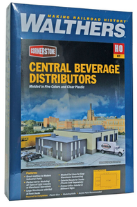 Walthers 933-4042 Central Beverage Distributors w/office HO