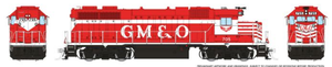 Rapido 38559 Gulf, Mobile & Ohio GM&O EMD GP38 #718 DCC & Sound HO
