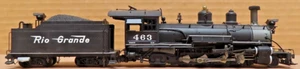 Blackstone Models B310106-S Denver & Rio Grande Western K-27 Class 2-8-2 Flying Grande Herald #463 HOn3