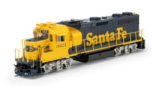 Athearn Genesis 1979 Santa Fe GP39-2 Phase I #3621 DCC/Tsunami2 Sound HO