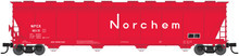 Atlas 20003554 Norchem ACF5701 Covered Hopper #6015 HO