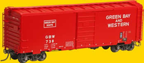 Kadee 4126 Green Bay & Western PS-1 40' Box Car #738 HO