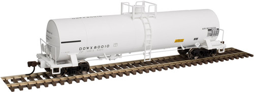 Atlas 20003449 Dow Chemical 17,360 Chlorine Tank Car #80010 HO