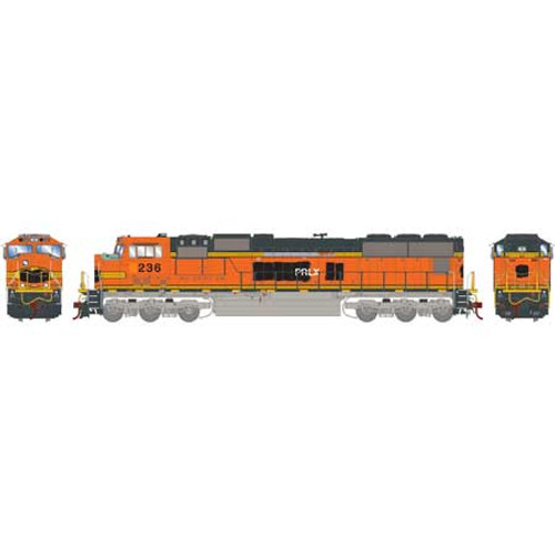 Athearn Genesis 70553 PRLX Ex-BNSF SD75M #236 DC HO