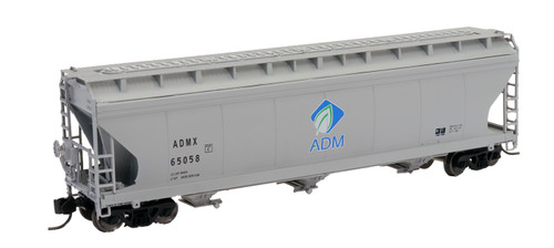 Intermountain 67080-02 ADM ACF 4650 CF 3-bay Hopper #65027 N scale