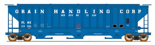IMRC 453106-06 Grain Handling Corp. #1367 4750cf 3-bay Covered Hopper HO