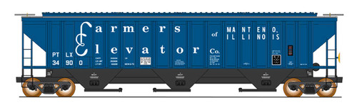 Intermountain N Scale 653105-06 Farmers Elevator #34904 4750 3-bay Covered Hopper