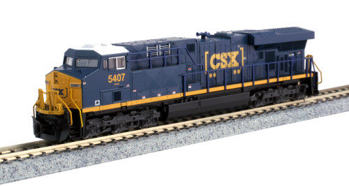 KATO N scale 176-8937-DCC CSX "Boxcar" ES44DC GEVO #5407 DCC NO SOUND