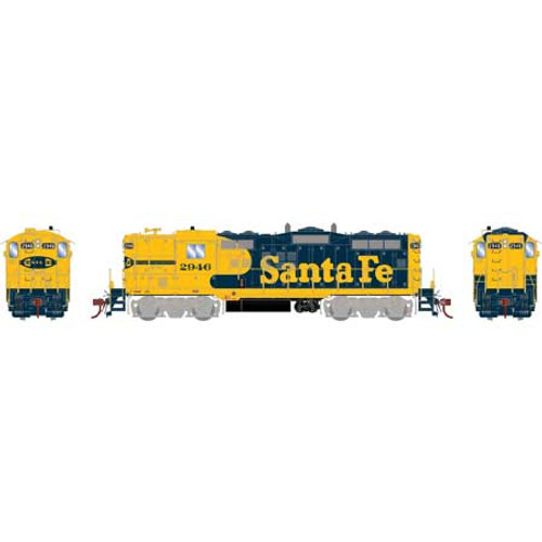 Athearn Genesis 82227 Santa Fe GP9 PhII #2946 DC HO