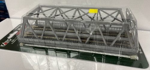 Kato N scale 20-437 Silver DBL Truss Bridge