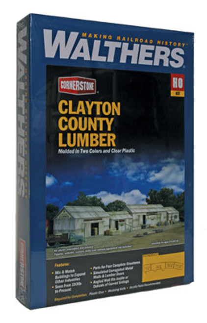 Walthers Cornerstone 933-2911 Clayton County Lumber HO