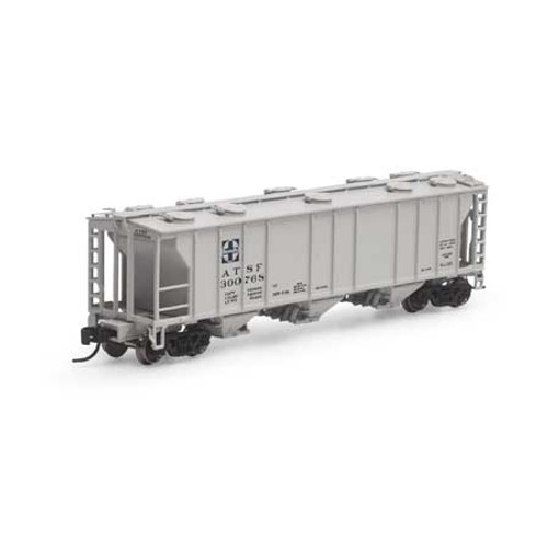 Athearn N 28329 ATSF Santa Fe PS-2 2893 3-bay Covered Hopper #300768 N scale