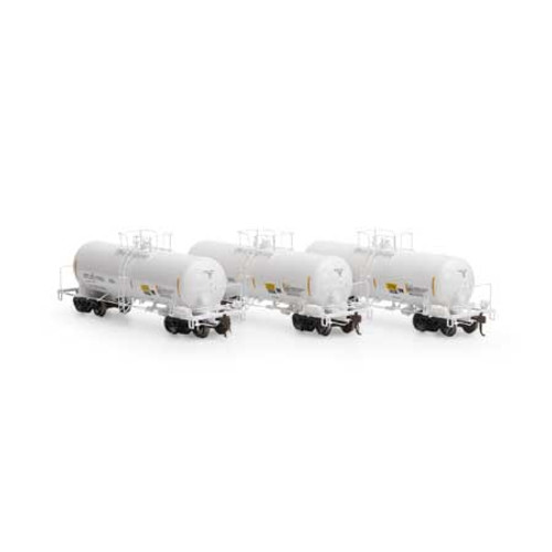 Athearn Genesis 25629 UTLX (white) 13,600-Gallon Acid Tank 3-car set HO