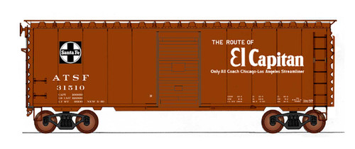 Intermountain 45431-03 Santa Fe "El Capitan" 40' PS-1 Box Car #31510  HO