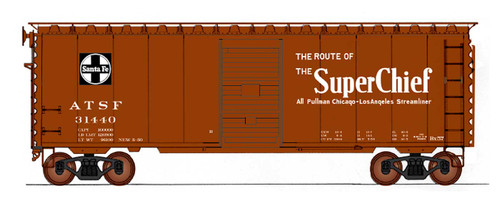Intermountain 45432-03 Santa Fe "Super Chief" 40' PS-1 Box Car #31417  HO