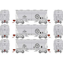 Athearn N 24673 MP/TP Missouri Pacific ACF 2970 Covered Hopper 3-car set N scale