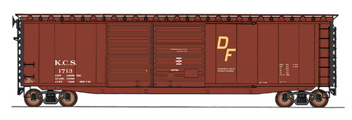 Intermountain 45626-02 KCS 50'PS-1 DD Boxcar #1711 HO