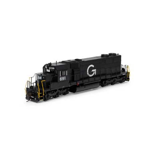 Athearn RTR 71594 Guilford (Boston & Maine) SD39 DCC/Sound #691 HO