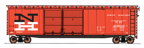 Intermountain 45611-19 New Haven #40501 50' PS-1 DD Box Car HO