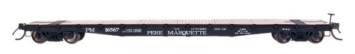 Intermountain 48715-09 Pere Marquette AAR 70 Ton 50' 6" Flat Car #16580 HO