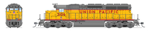 BLI 9048 EMD SD40, Union Pacific, UP 3106, Yellow & Gray, No-Sound / DCC-Ready, HO