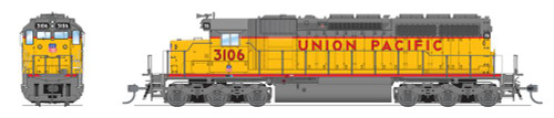 BLI 9049 EMD SD40, Union Pacific, UP 3117, Yellow & Gray, No-Sound / DCC-Ready, HO