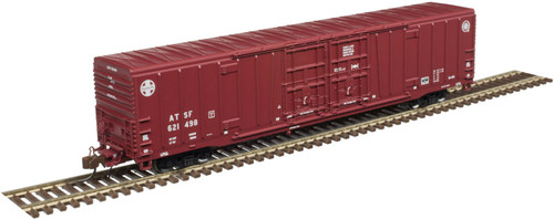 Atlas N scale 50004057 ATSF Bx-166 60' Box Car #621498 "Q" Logo