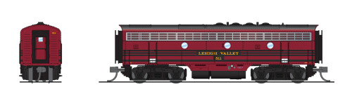 BLI 9059 EMD F3B Lehigh Valley 513 Cornell Red w/ Black Stripes No-Sound / DCC-Ready N