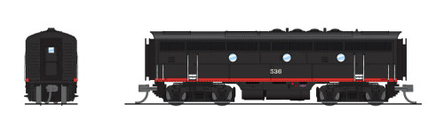 BLI 9067 EMD F3B SP 537 Black Widow No-Sound / DCC-Ready N