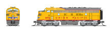 BLI 9096 EMD F7A, UP 1478, Yellow & Gray, No-Sound / DCC-Ready, N