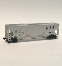 Trainworx 24424-05 CSXT CSX White PS 4427 Hopper  #253869 N scale