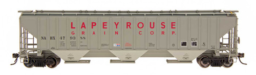 Intermountain N Scale 65293-03 Lapeyrouse Grain Corp. #479078 4750 3-bay Covered Hopper