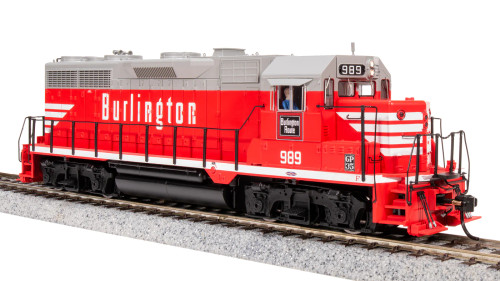 BLI 7534 CB&Q Burlington 'Chinese Red" EMD GP35  #989 Paragon4 Sound/DC/DCC HO