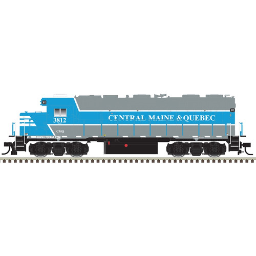 Atlas 10004077 Central Maine & Quebec Railway GP38 #3812 DCC Sound Gold HO