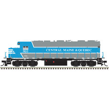 Atlas 10004077 Central Maine & Quebec Railway GP38 #3812 DCC Sound Gold HO