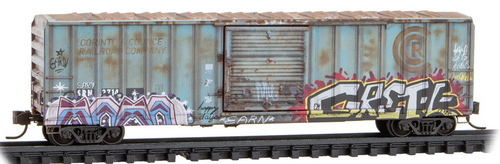 Micro-Trains 025 44 141 SRN Ex-C&C 50' Rib Side Box Car #3714 Per Diem Car #1 N scale