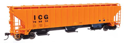 Walthers Mainline 910-49044 Illinois Central Gulf 4750 cf Covered Hopper #766941 HO