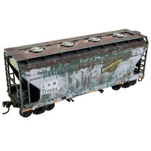 Accurail 2200-003 UP/EX-CNW Weathered Covered Hopper #175505 HO