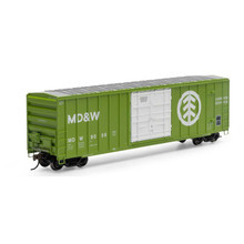 Athearn RTR 18680 MD&W 50' FMC 5377 Plug Door Box Car #8056 HO scale