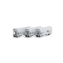 Athearn N 24697 Missouri Pacific ACF 2970 Covered Hopper 3-pack N scale