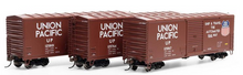 Athearn RTR 67962 UP Union Pacific 40' Modern Box Car #125764 / #125801 / #125867 (3) HO