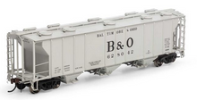 Athearn Genesis 73598 Baltimore & Ohio PS-2 2893 3-Bay Covered Hopper #628042 HO