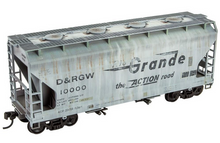 Accurail 2200-005 D7RGW Weathered Covered Hopper #10000 HO