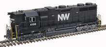 Atlas 10004070 Norfolk Western GP38 #4114 DC Silver HO