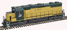 Atlas 10004055 CNW Chicago North Western GP38 #4705 DC Silver HO