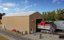 Walthers 933-2985 One-Stall Engine House Kit HO