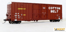 Tangent 29011-06 SSW Cotton Belt "B-70-42 Repaint 1984" Gunderson 6089 CF 50' High Cube Double Plug Door Box Car #59237 HO