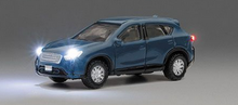 Kato N scale 24-680A Dark Blue SUV with Woodland Scenics Just Plug