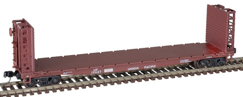 Atlas N scale 50005805 UP Union Pacific 48' GSI Bulkhead Flat Car #15624