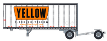 Trainworx 42885-04 Yellow Pup Trailer & Dolly N scale *